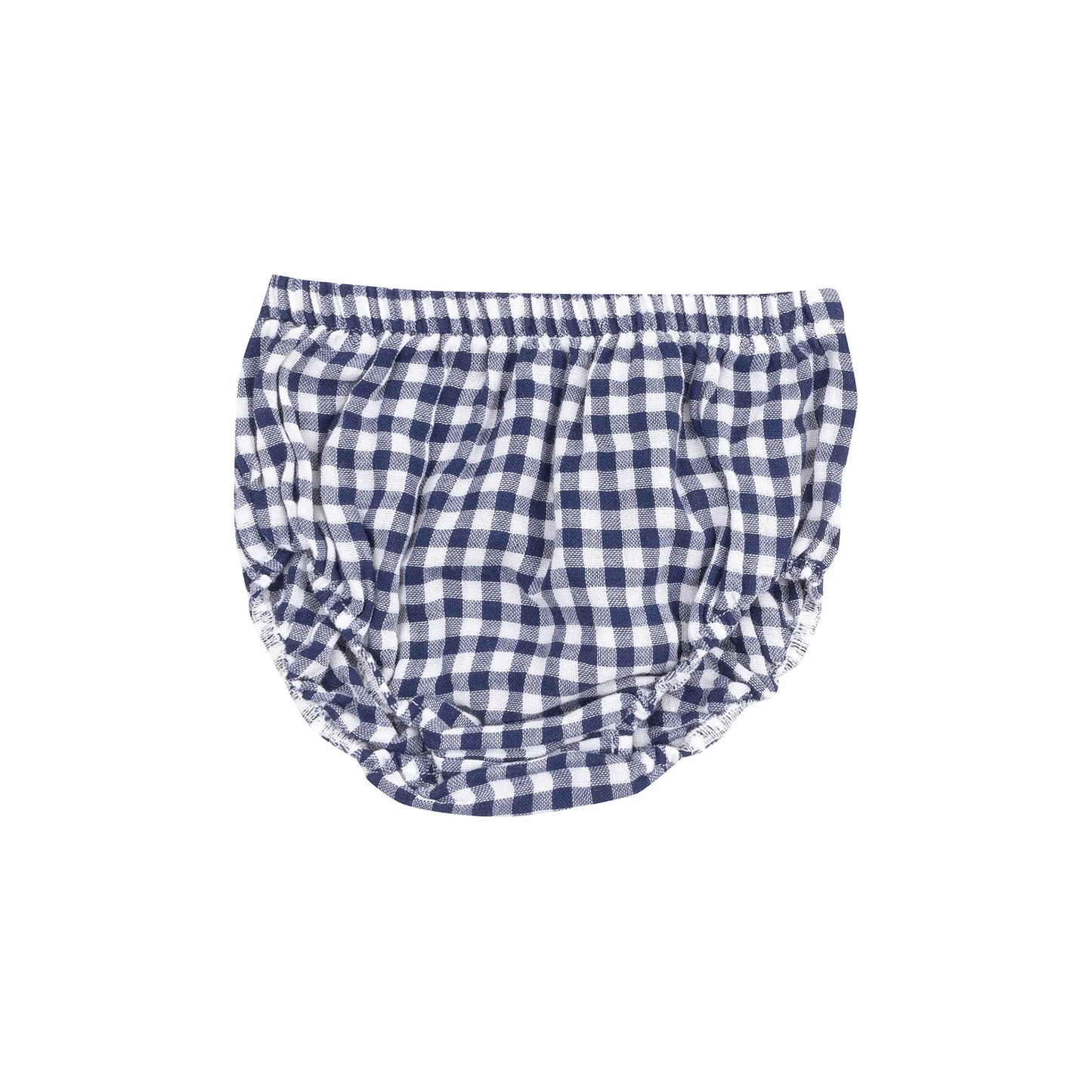 Navy Gingham Twirly Sundress and Bloomer