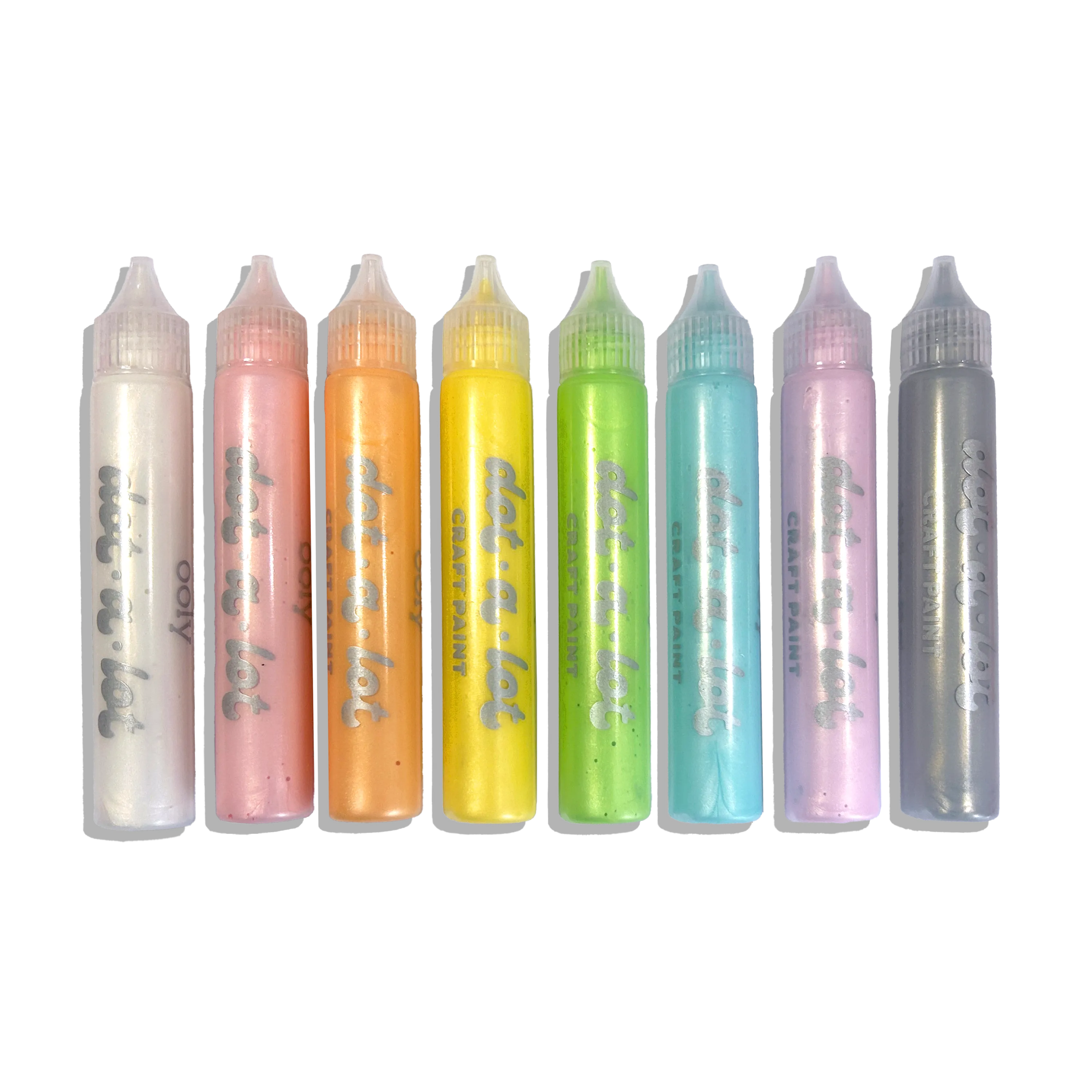 Dot-A-Lot: Dimensional Craft Paint - Pearlescent (Set of 8)