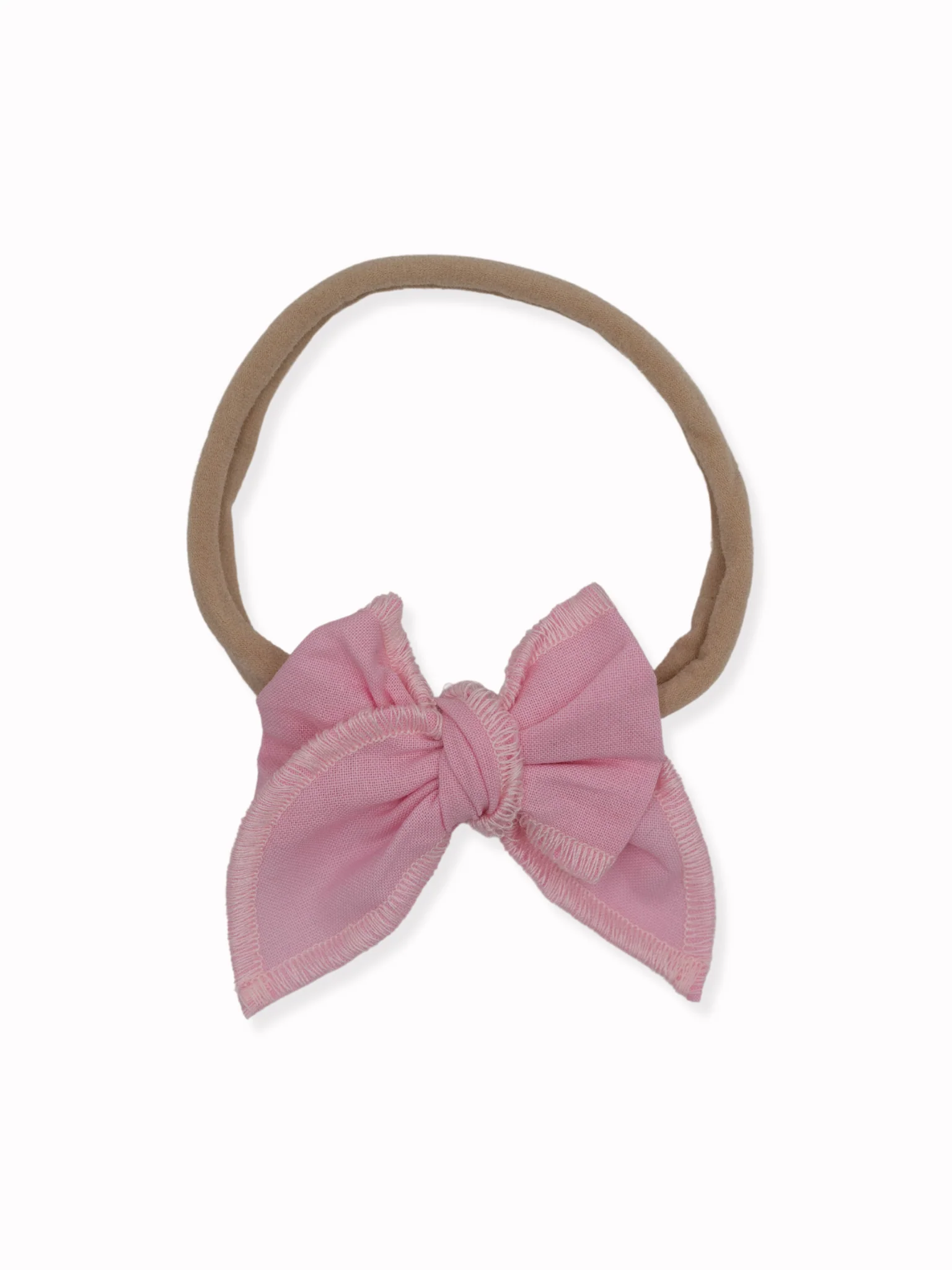 Rosie Cotton Mini Schoolgirl Baby Bow Headband