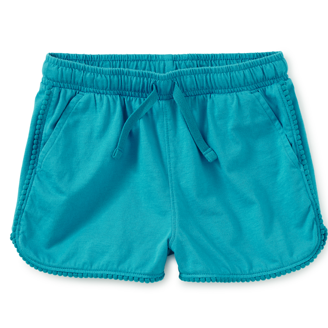 Bondi Blue Pom-Pom Shorts