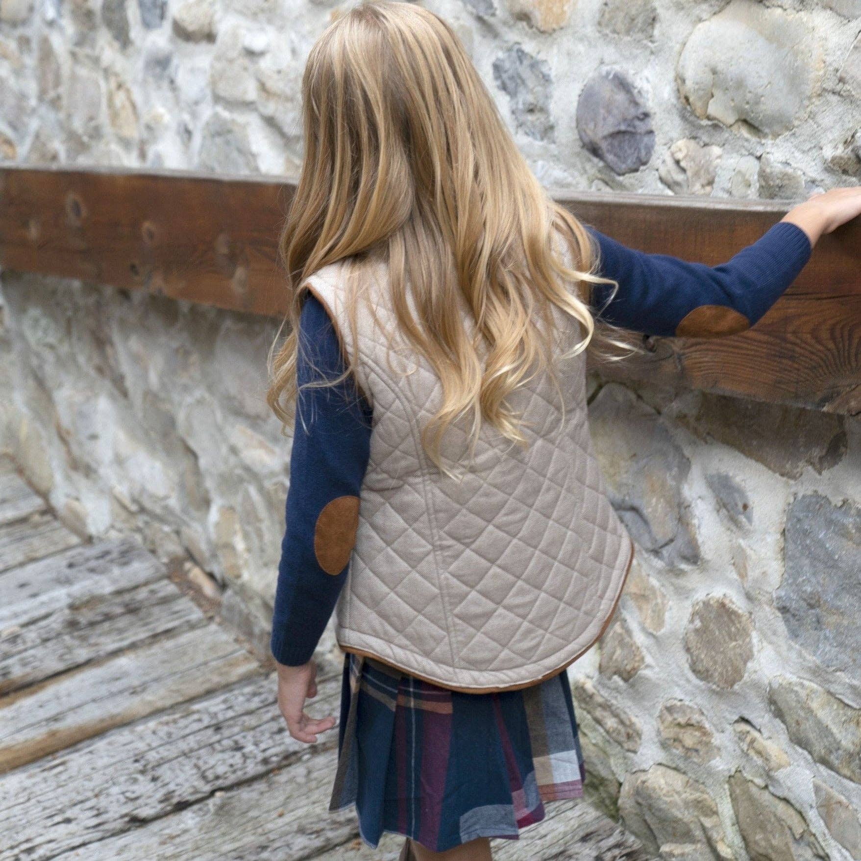 Organic Pleated Skirt with Buckle Detail