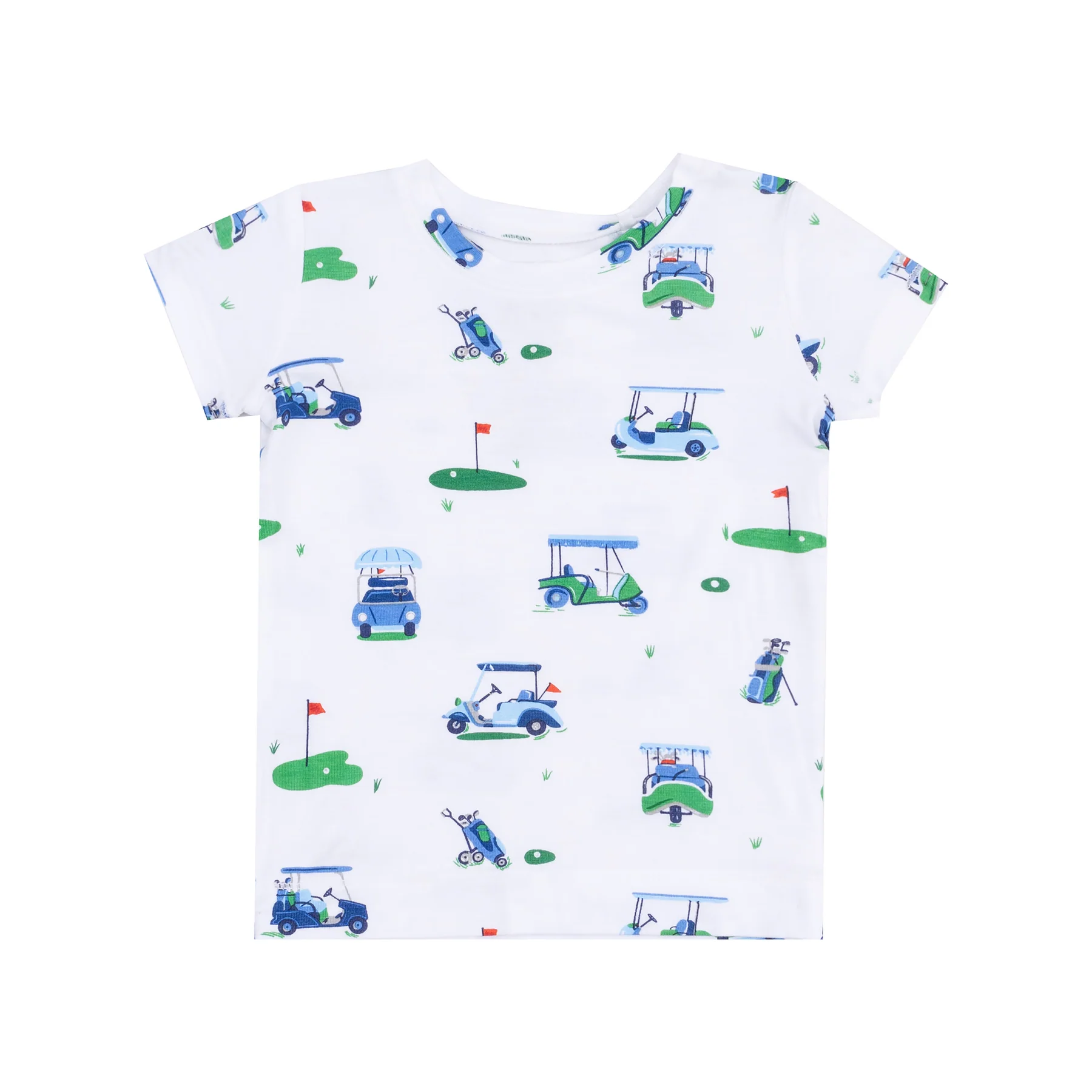 Blue Vintage Golf Carts Short Lounge Set