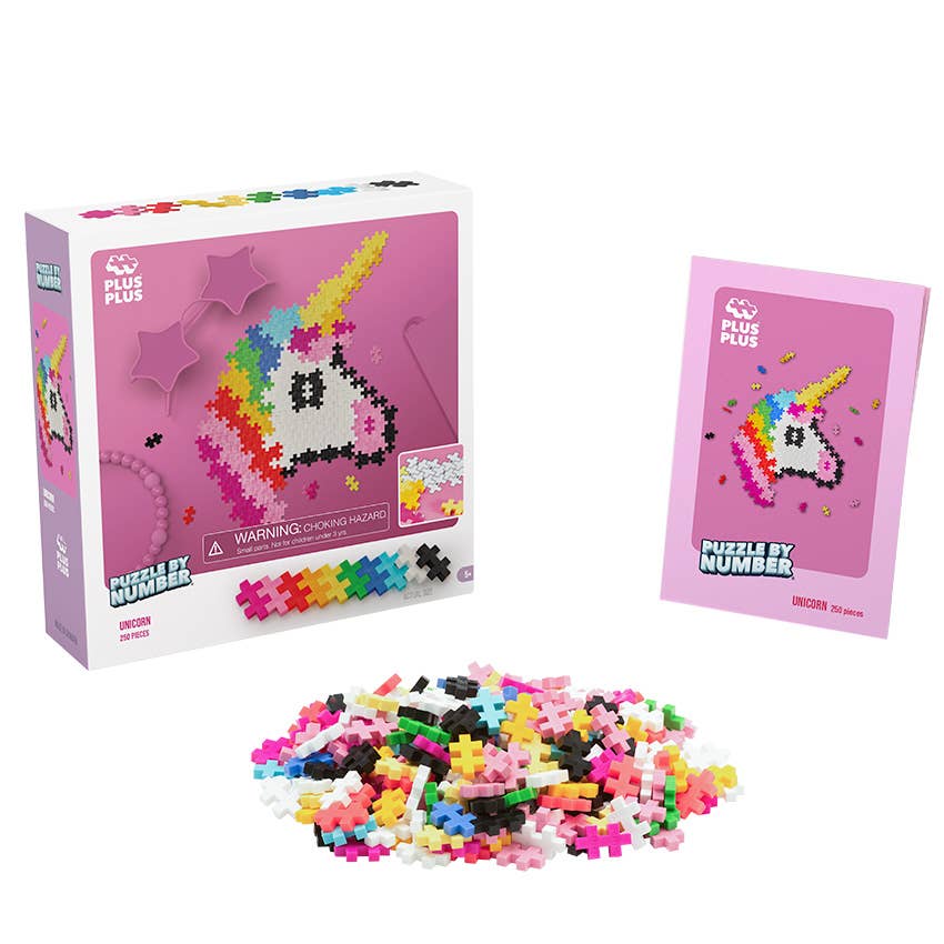 Unicorn Puzzle by Number