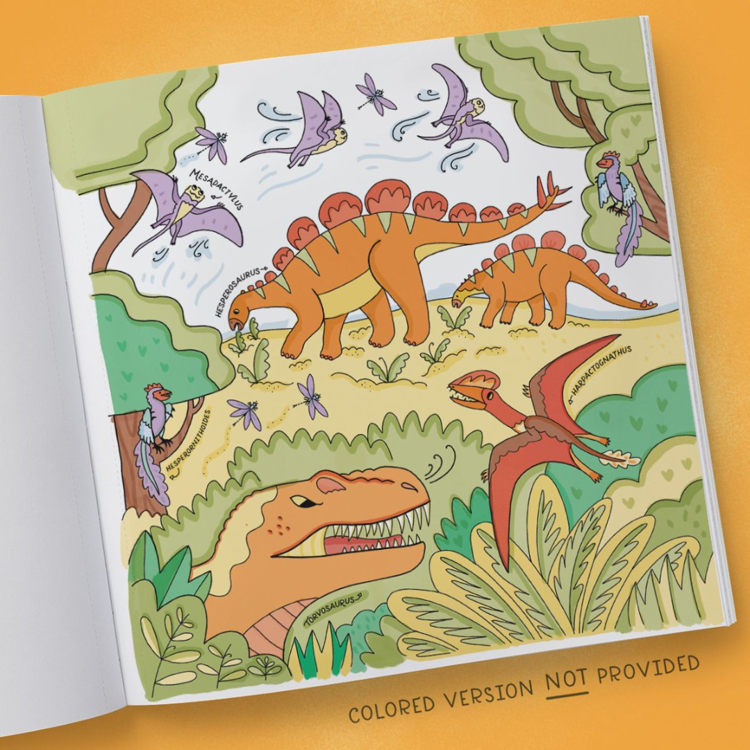 Dinosaurs Coloring Book