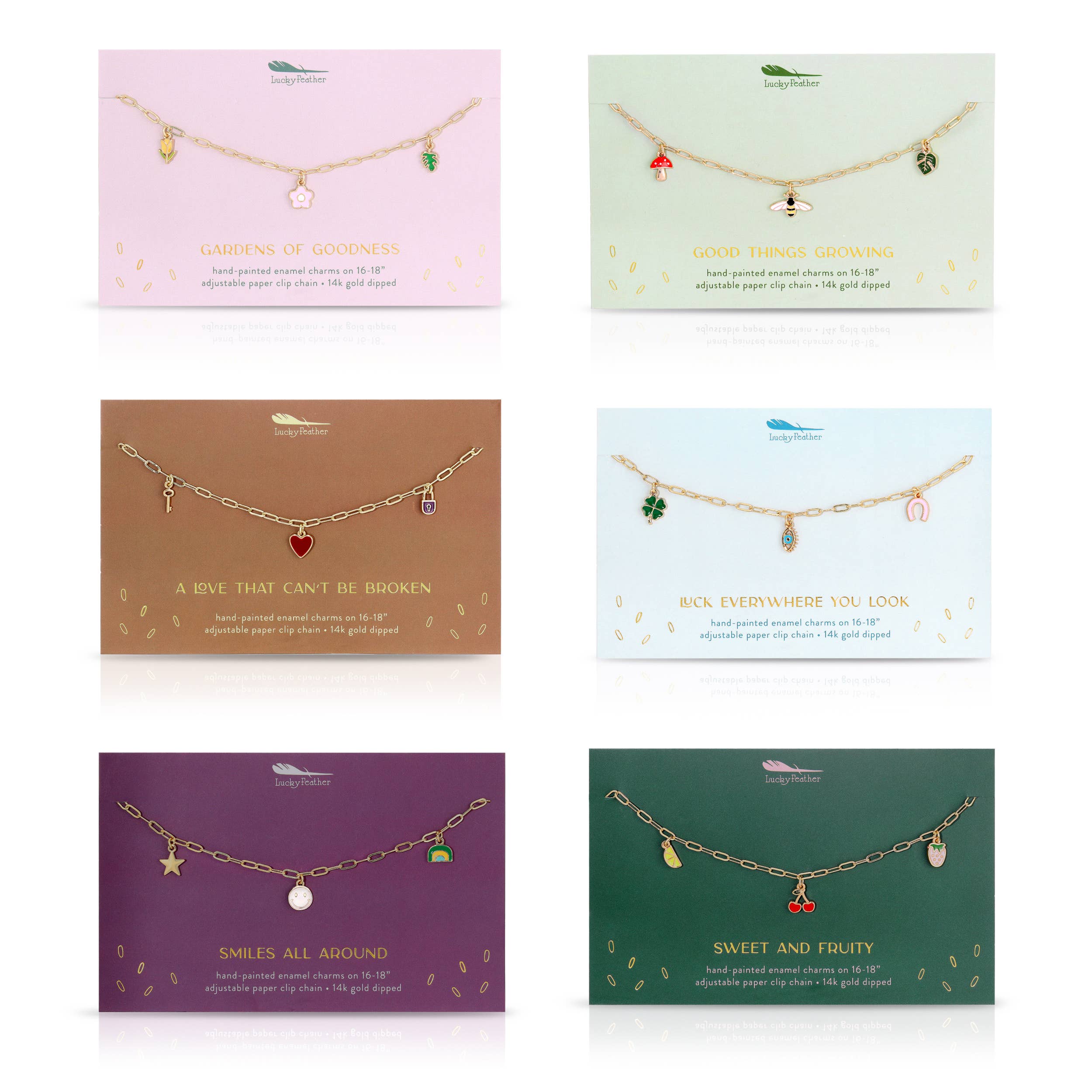 Enamel Treasure Necklaces