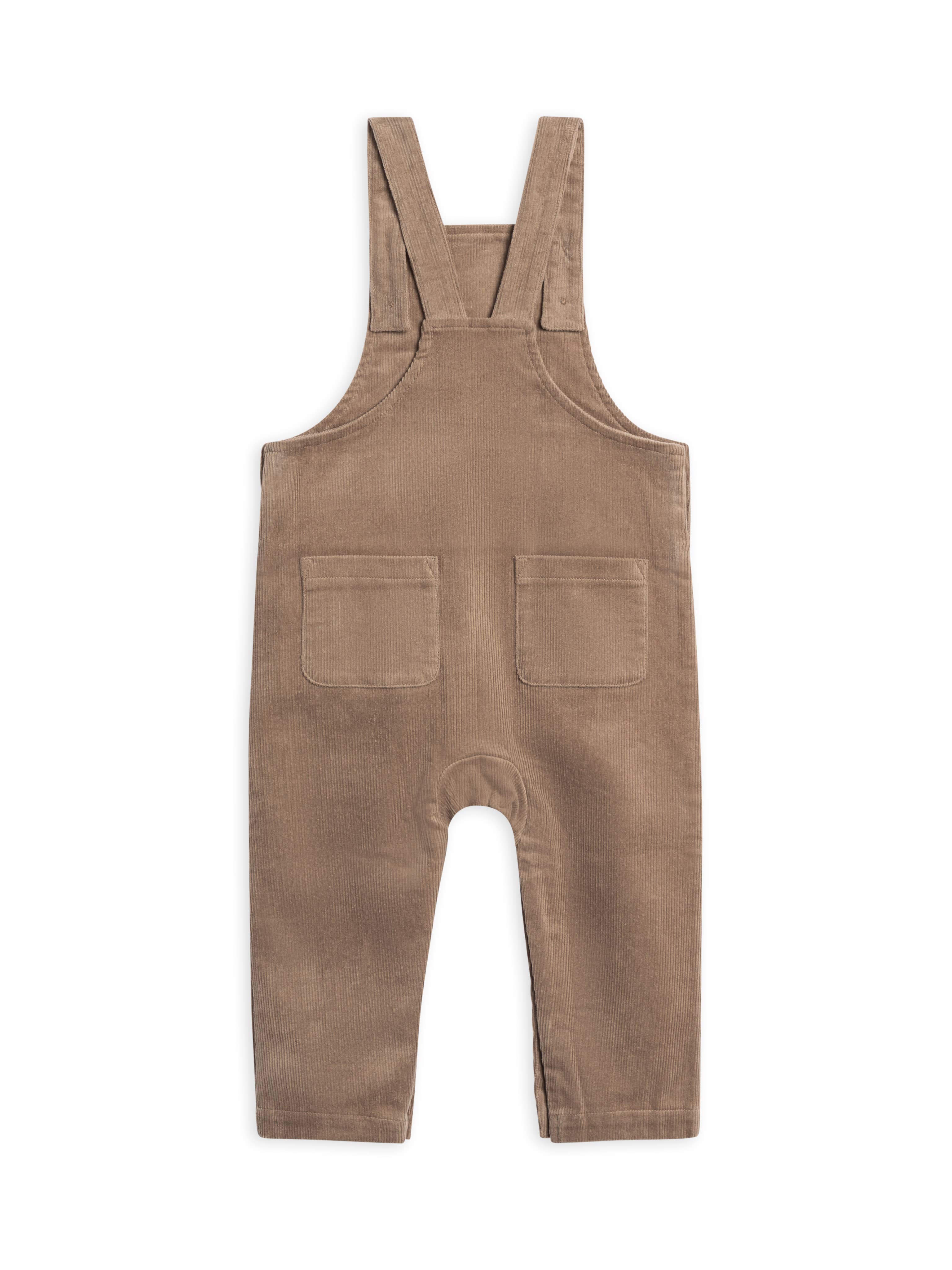 Taupe Remi Corduroy Overalls