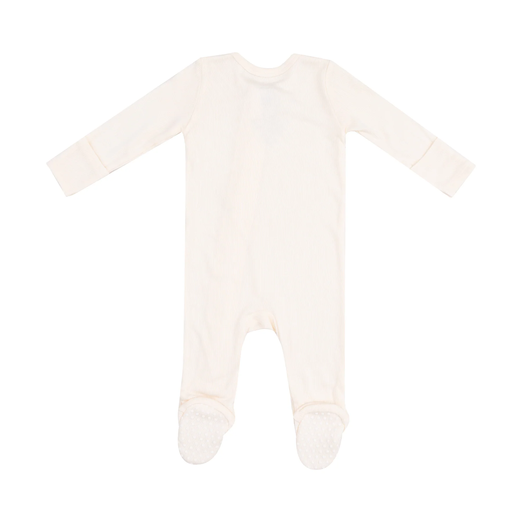 Solid Sugar Swizzle Zipper Footie