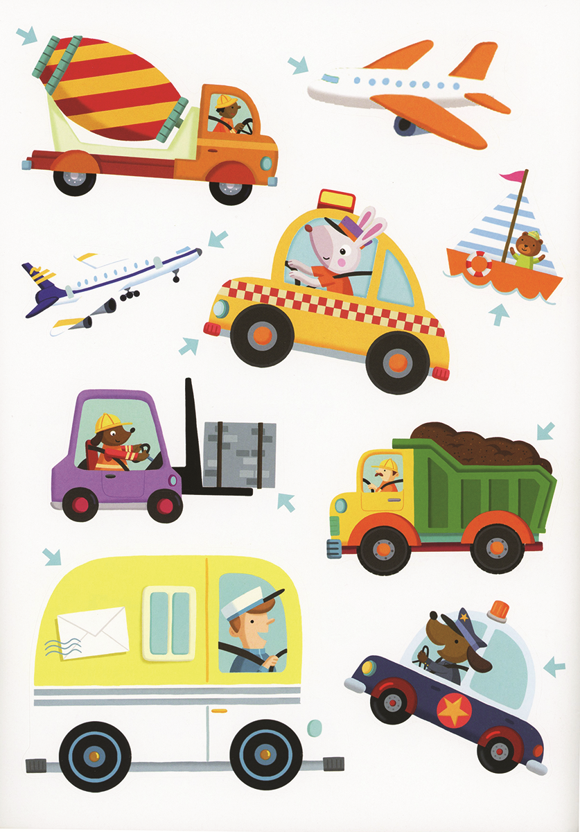 Big Stickers: Things That Go