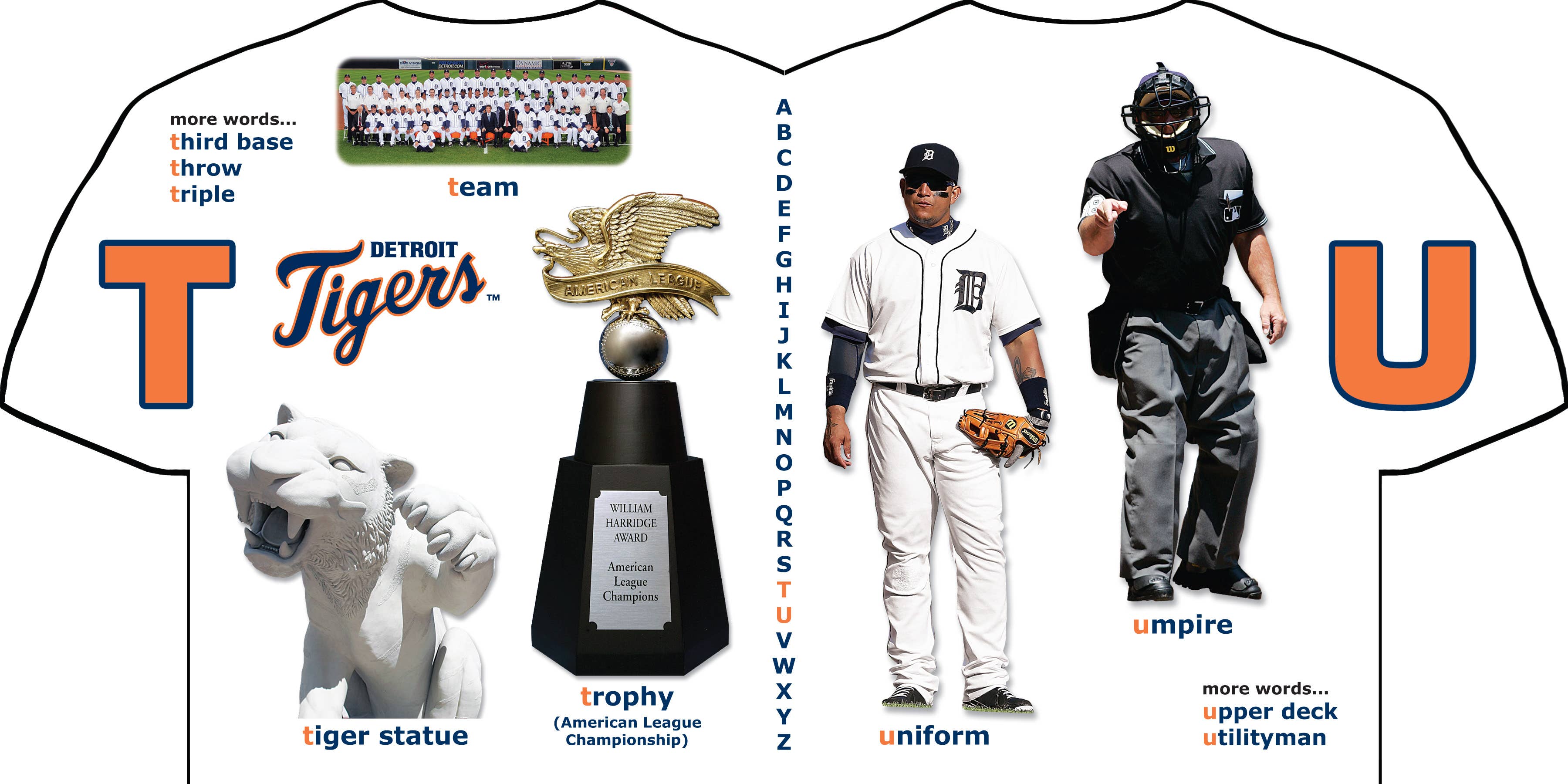 Detroit Tigers ABC - Kids' Book