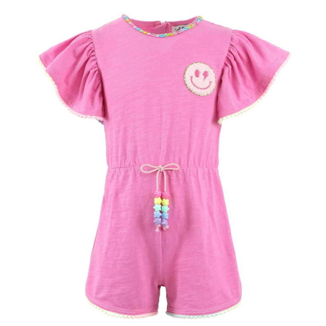 Pink Gems Emoji Romper