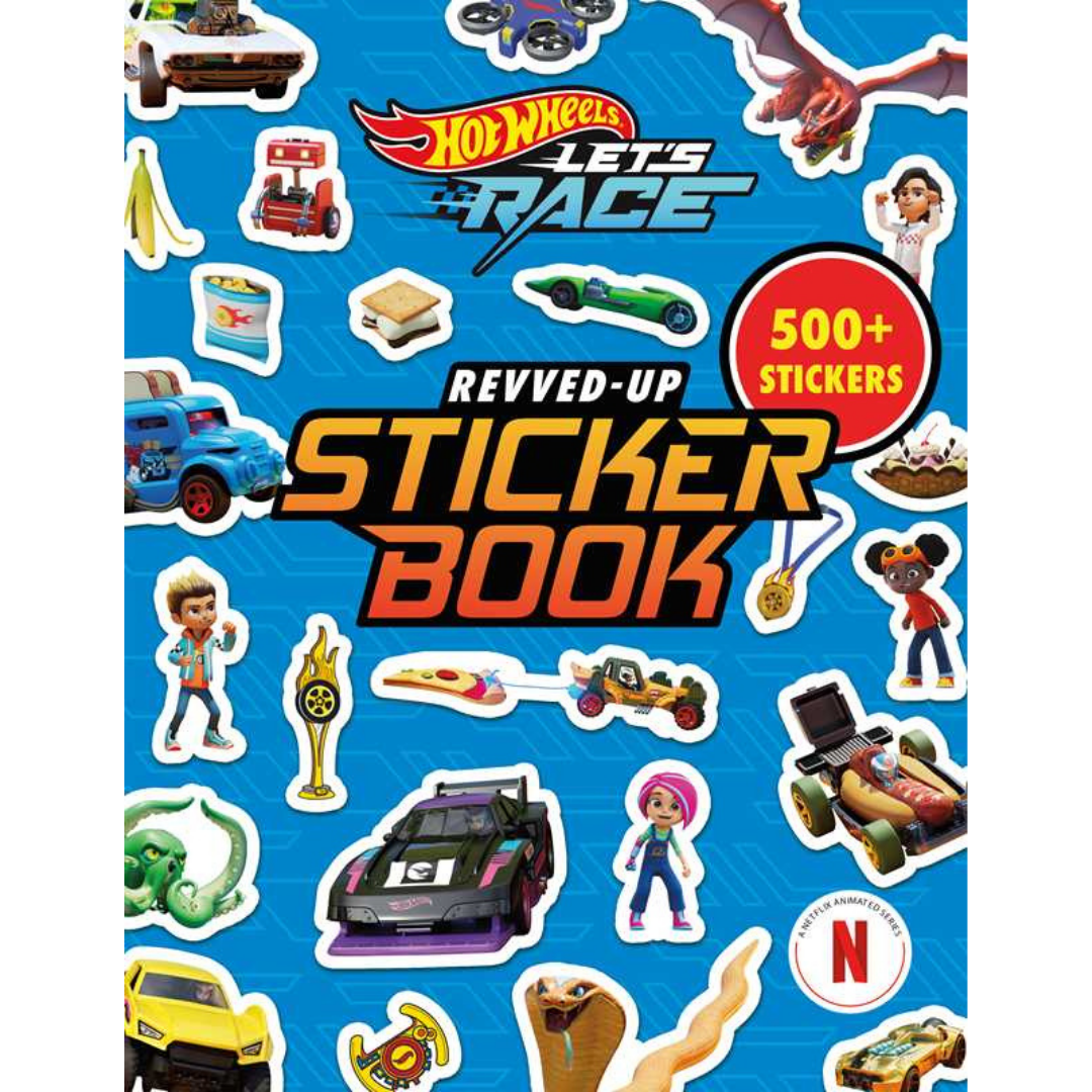 Hot Wheels Let's Race: Revved-Up Sticker Book