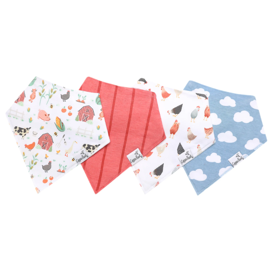 Farmstead Bandana Bib Set