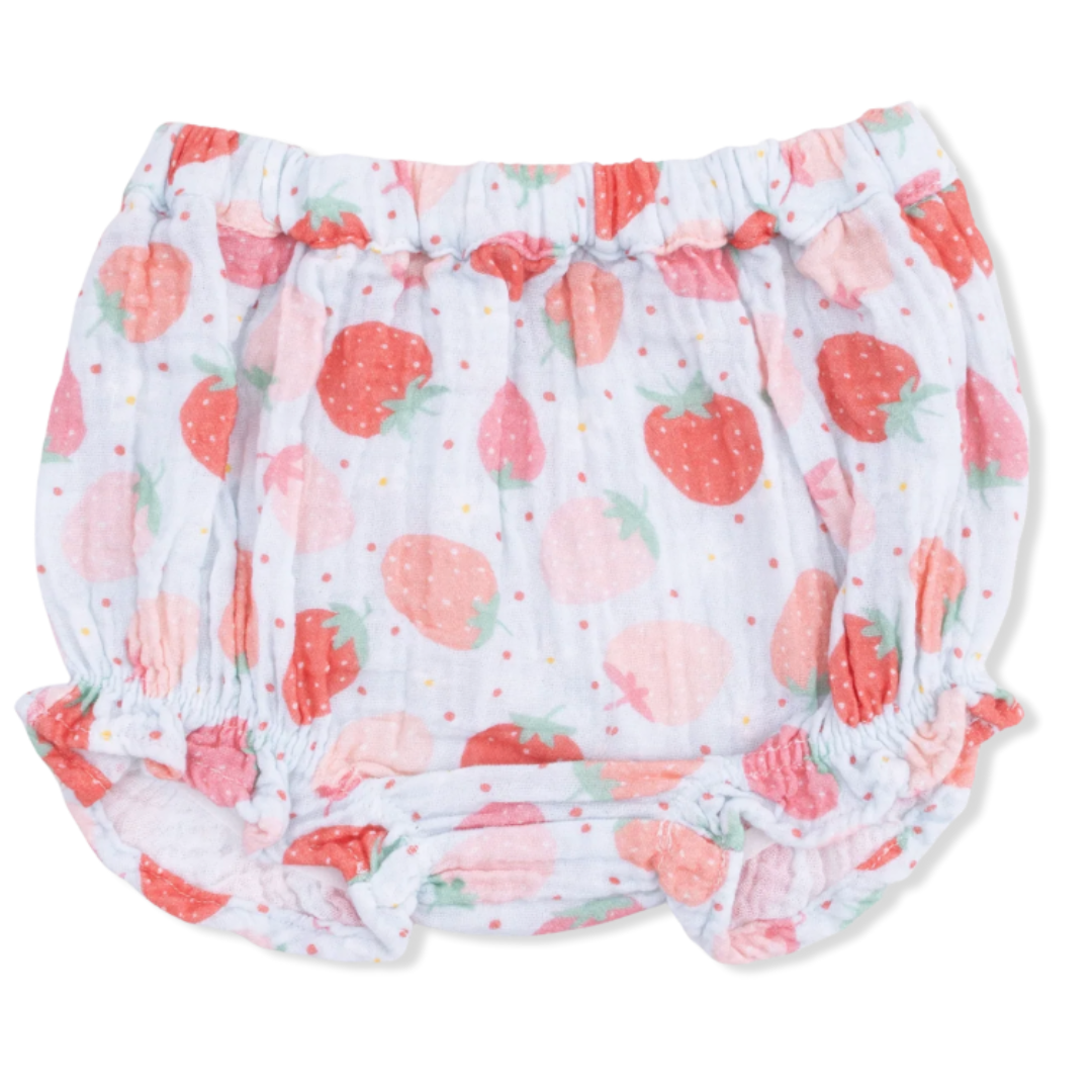 Strawberry Bliss Ruffle Back Top & Bloomer