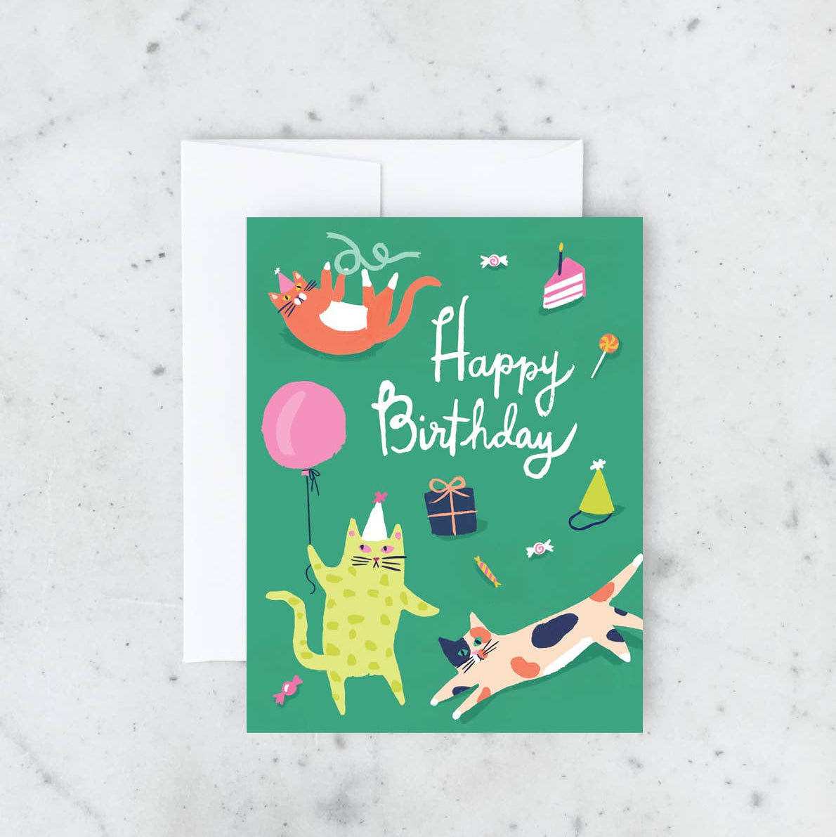 Cat Party Card