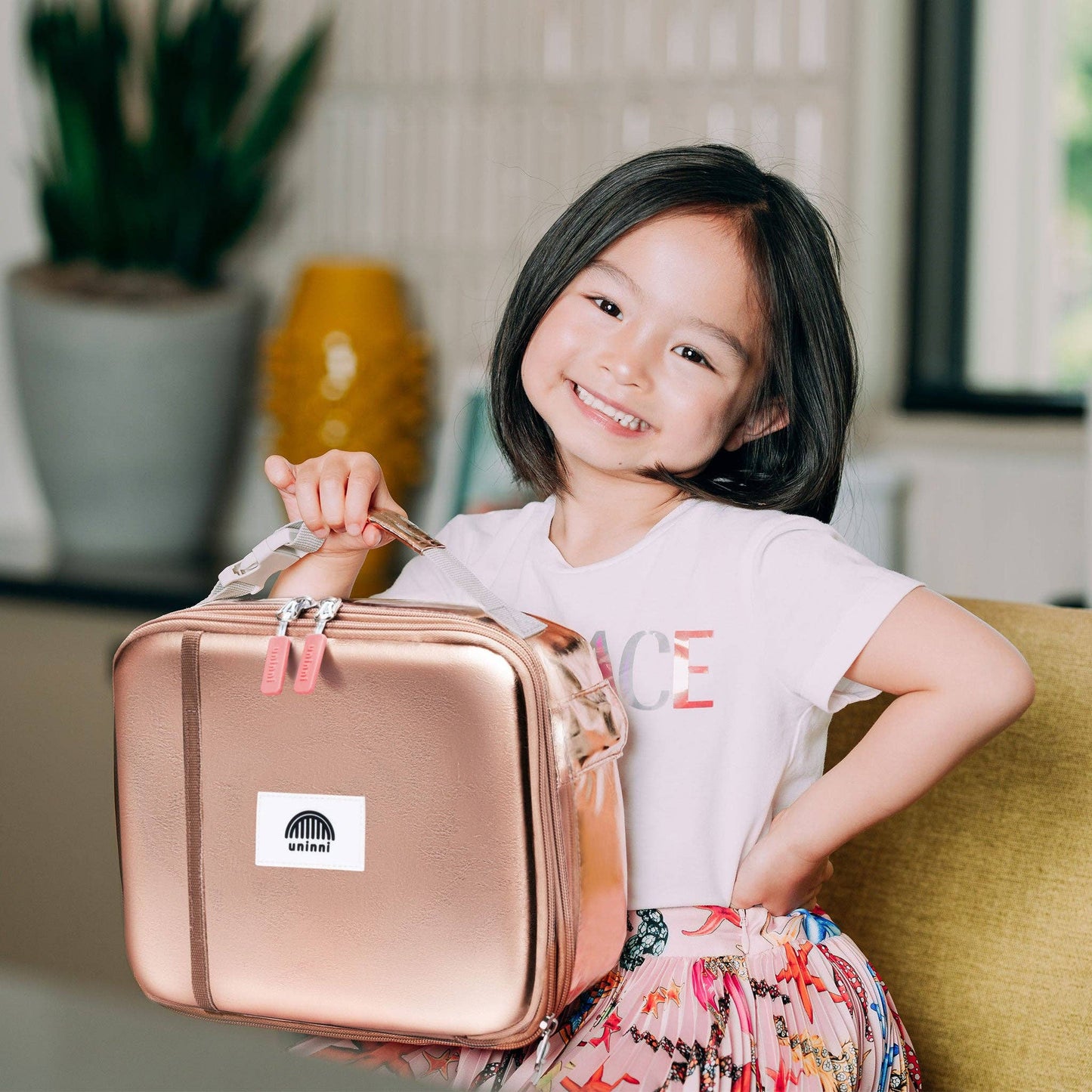 Metallic Gold Ellis Lunch Bag