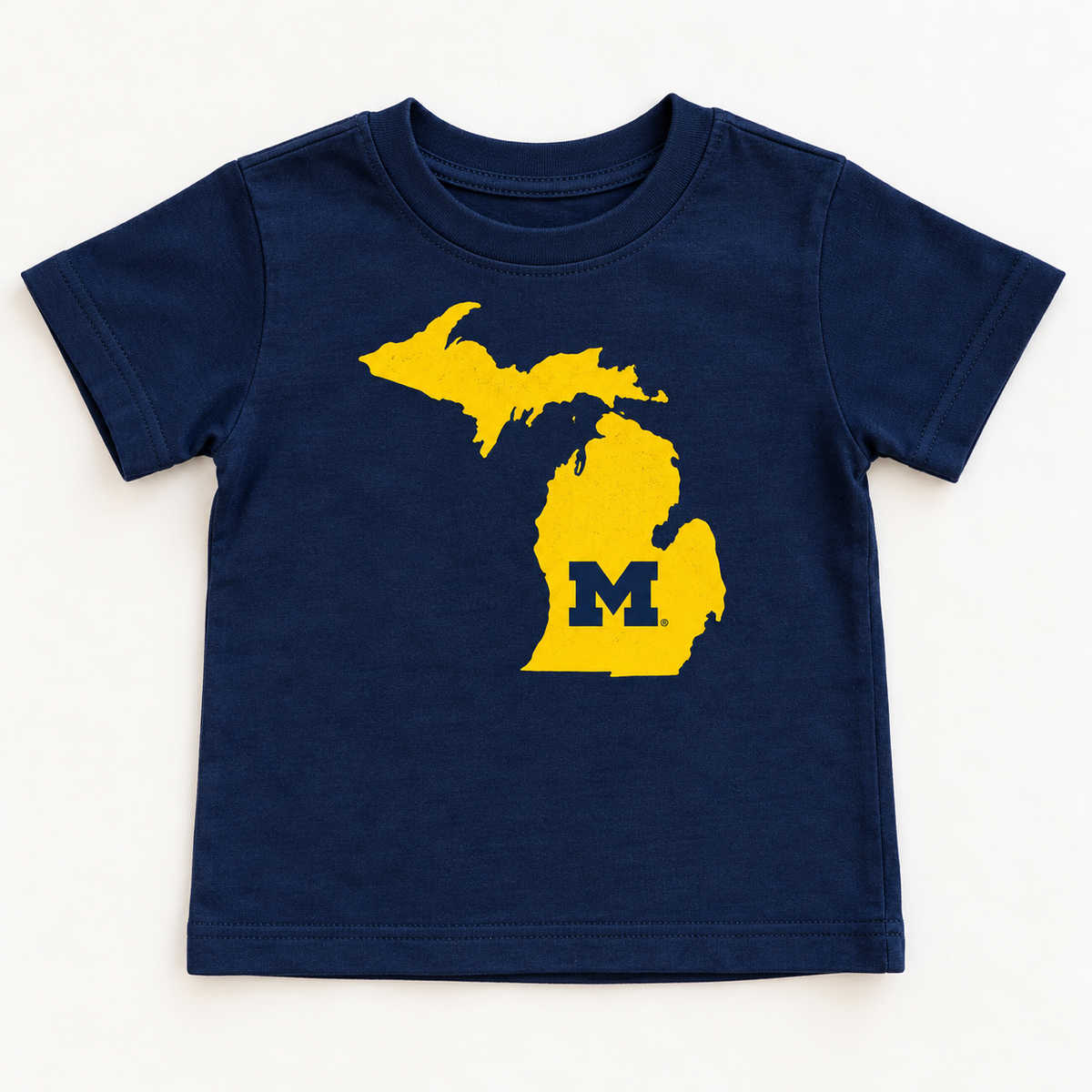 State of Michigan Solid M Tee