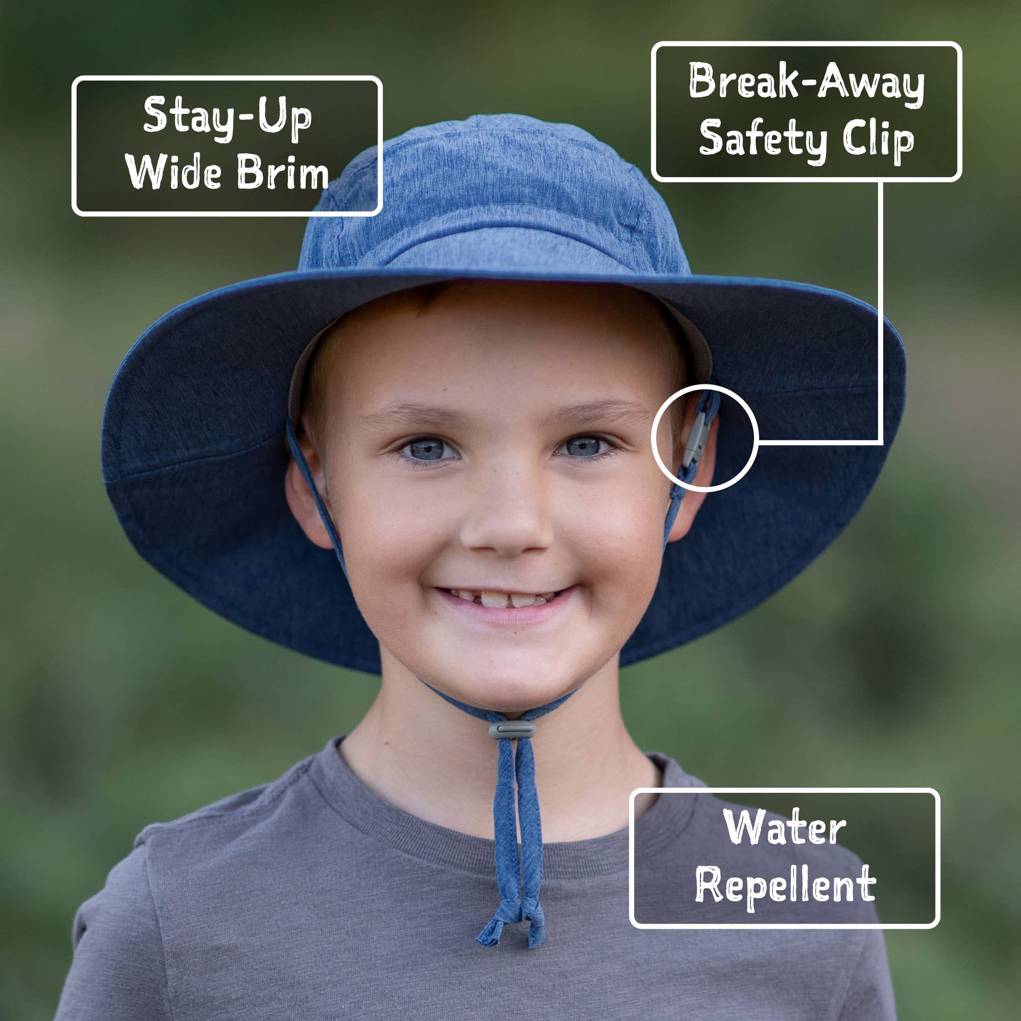 Blue | Kids SunLite Hat