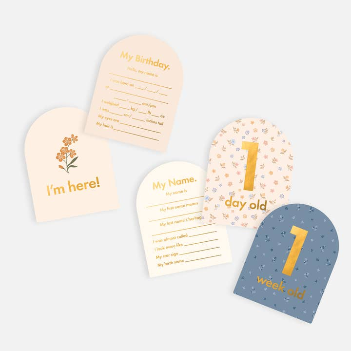 Baby Milestone Cards