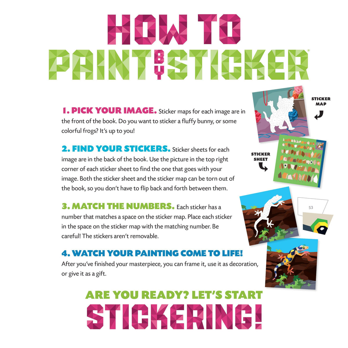 Paint by Sticker Kids: Pets