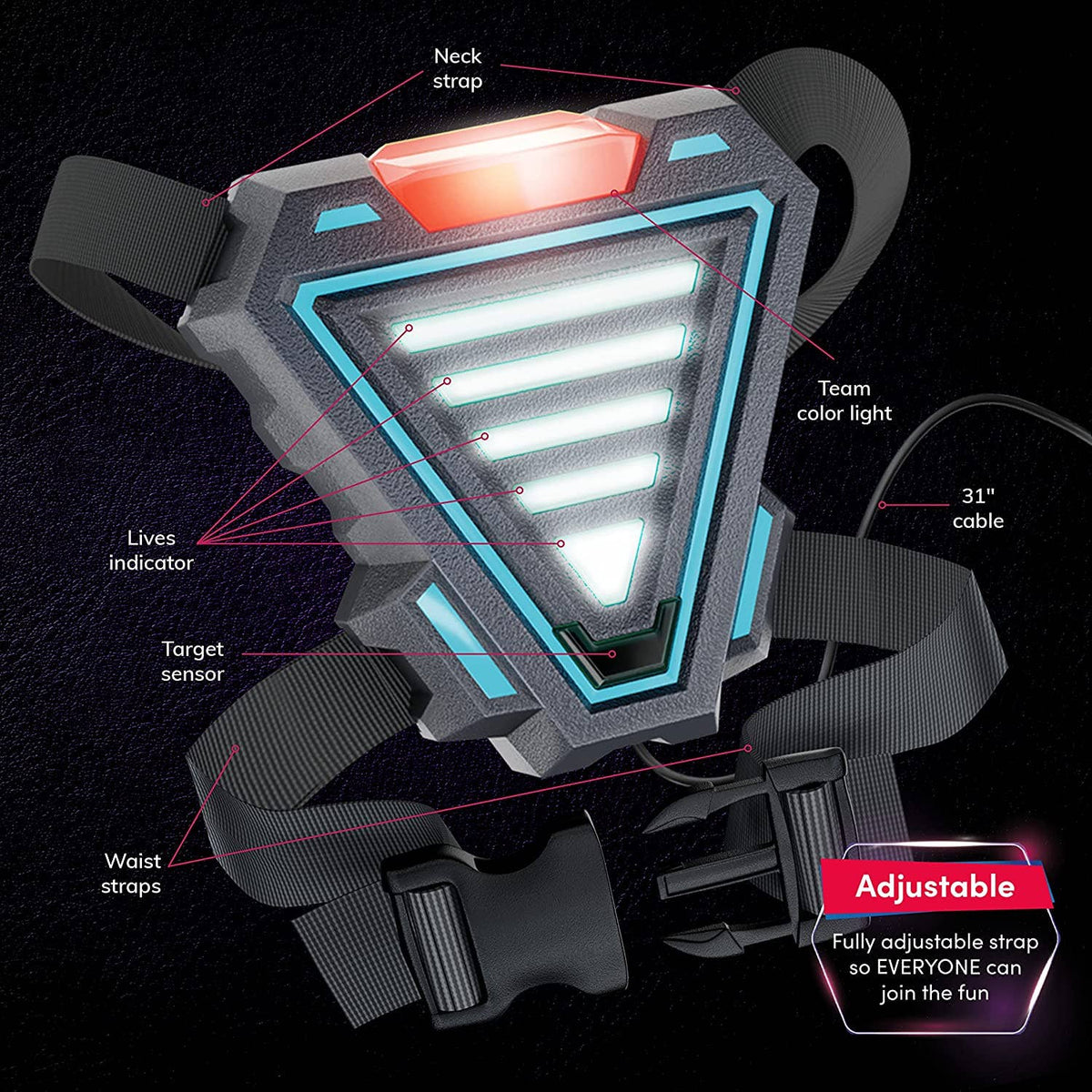 Rechargeable Laser Tag Set light Force Edition