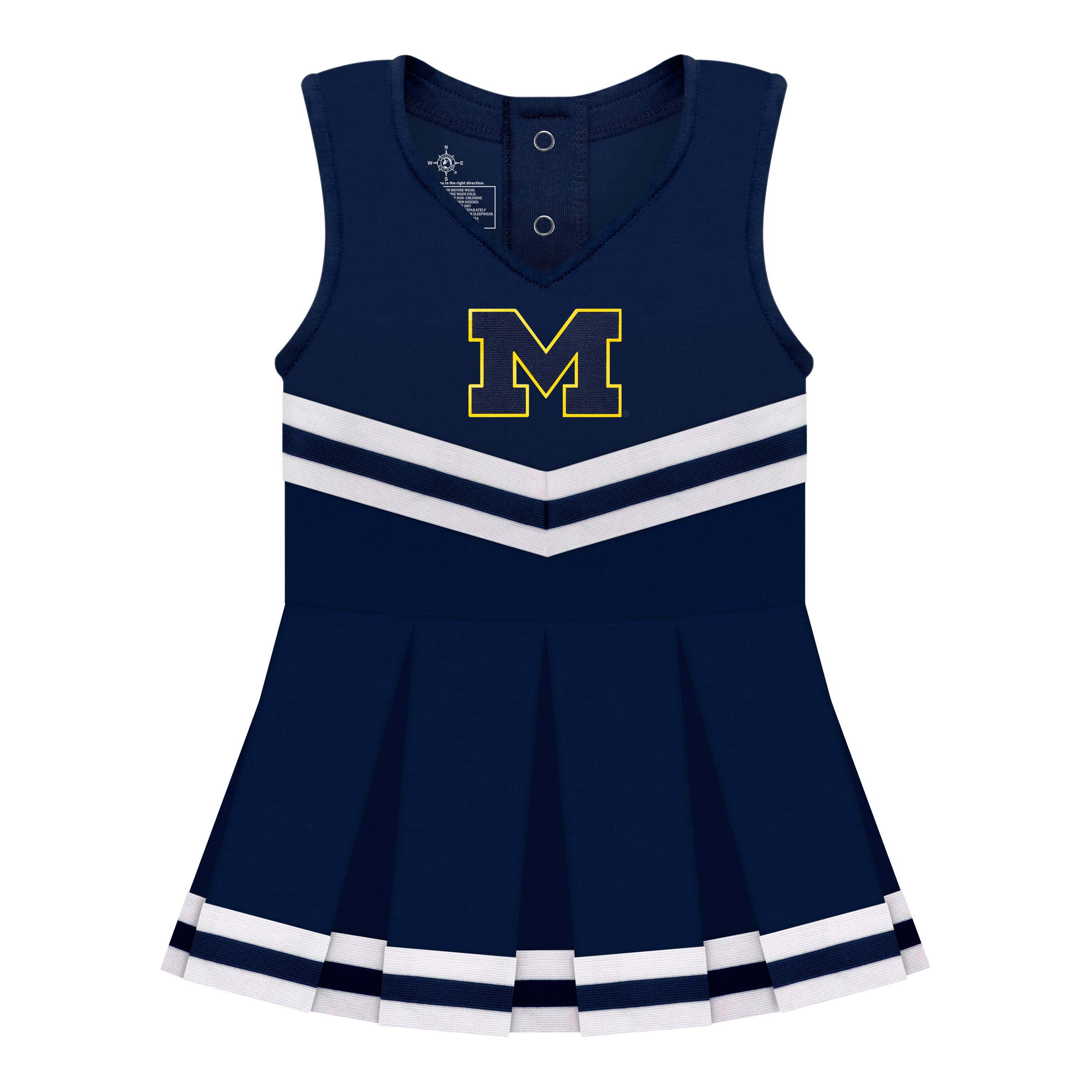 Michigan Wolverines Infant Cheer Dress Bodysuit