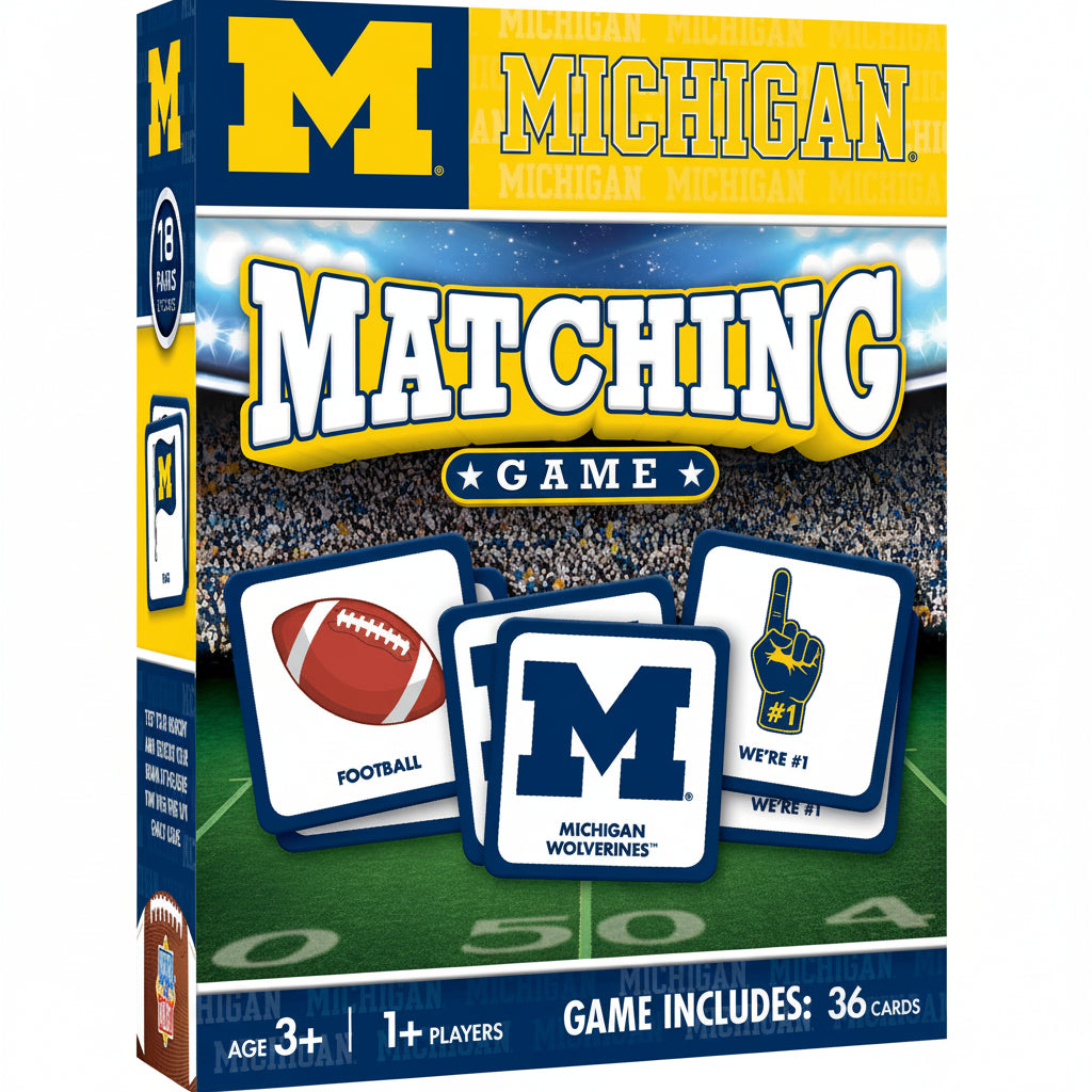 Michigan Wolverines Matching Game