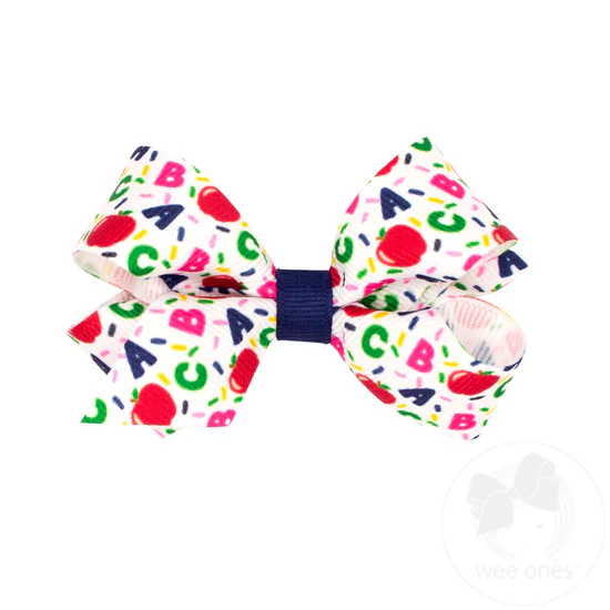 Back To School Mini Bow