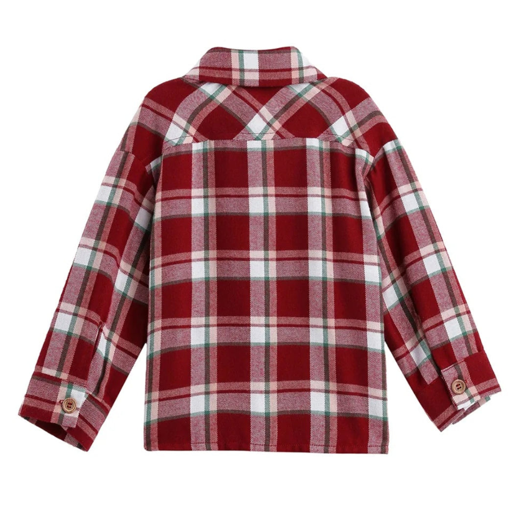 Joseph Long Sleeve Plaid Flannel Chest Pocket Shirt