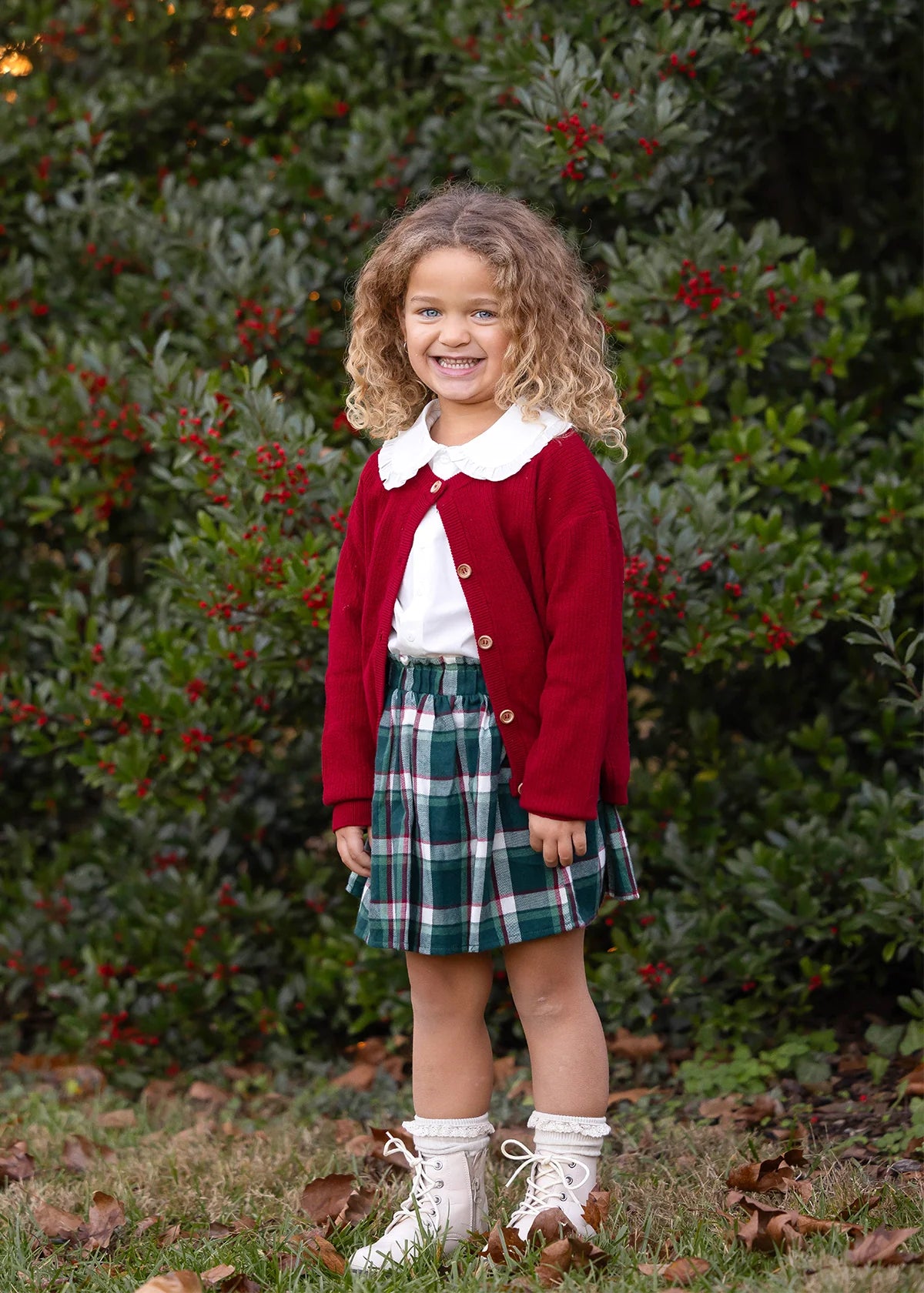 Winterberry Ribbed Long Sleeve Button Front Cardigan Sweater
