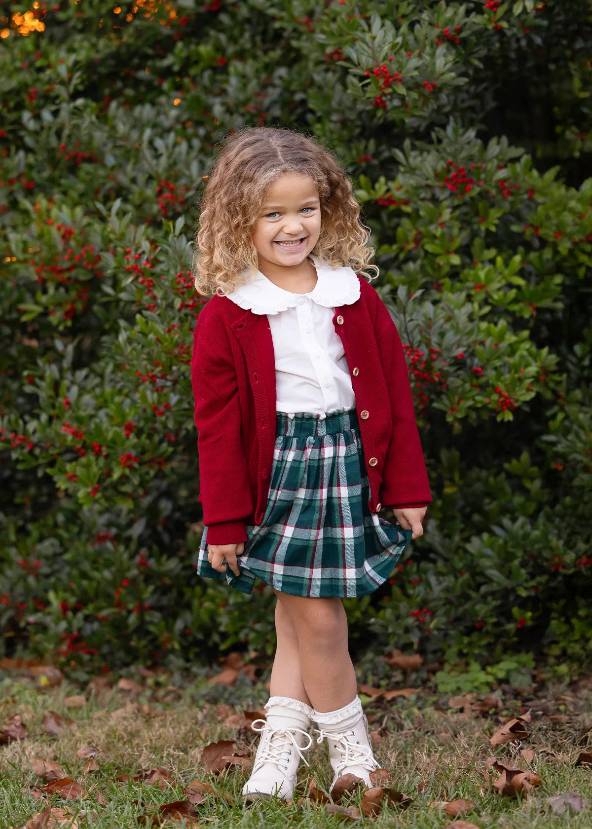 Winterberry Ribbed Long Sleeve Button Front Cardigan Sweater