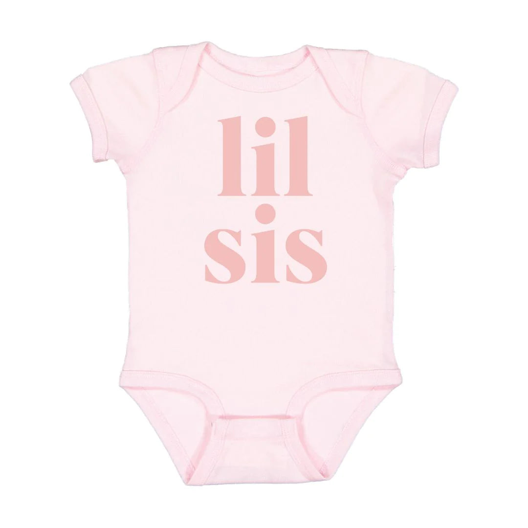 Lil Sis Bubblegum Pink Bodysuit