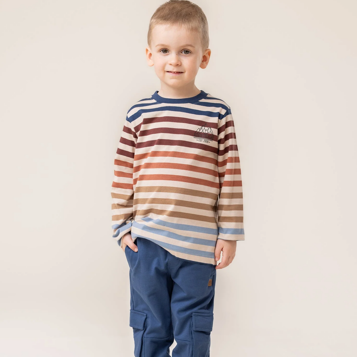 Ice Peak Striped Long Sleeve Top