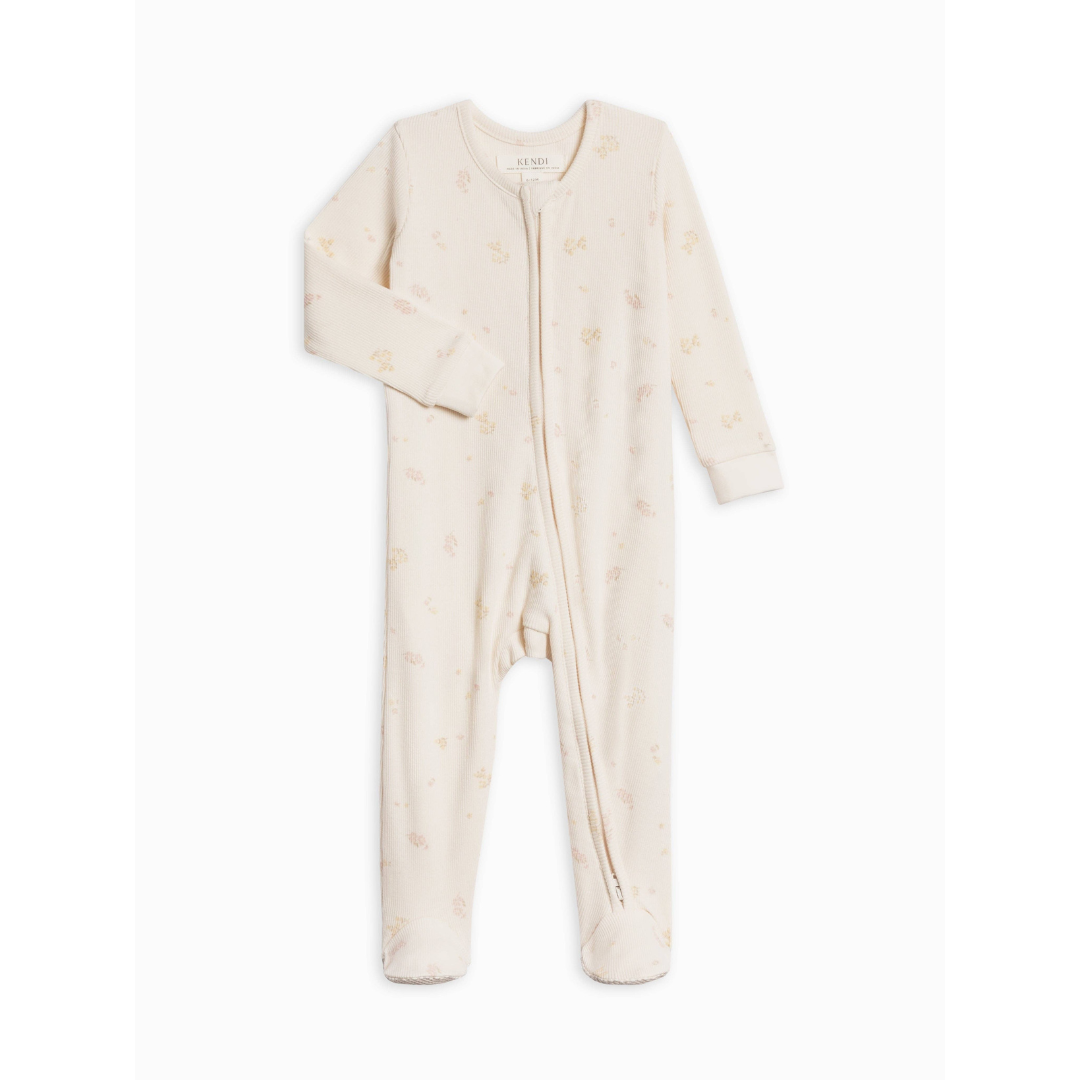 Kit Ribbed Zipper Sleeper