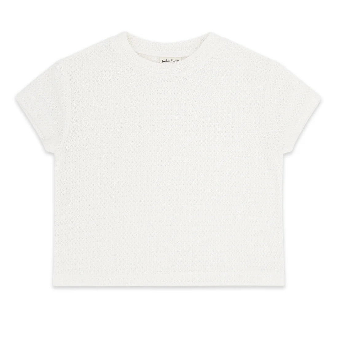 White Crochet 4 Days Top