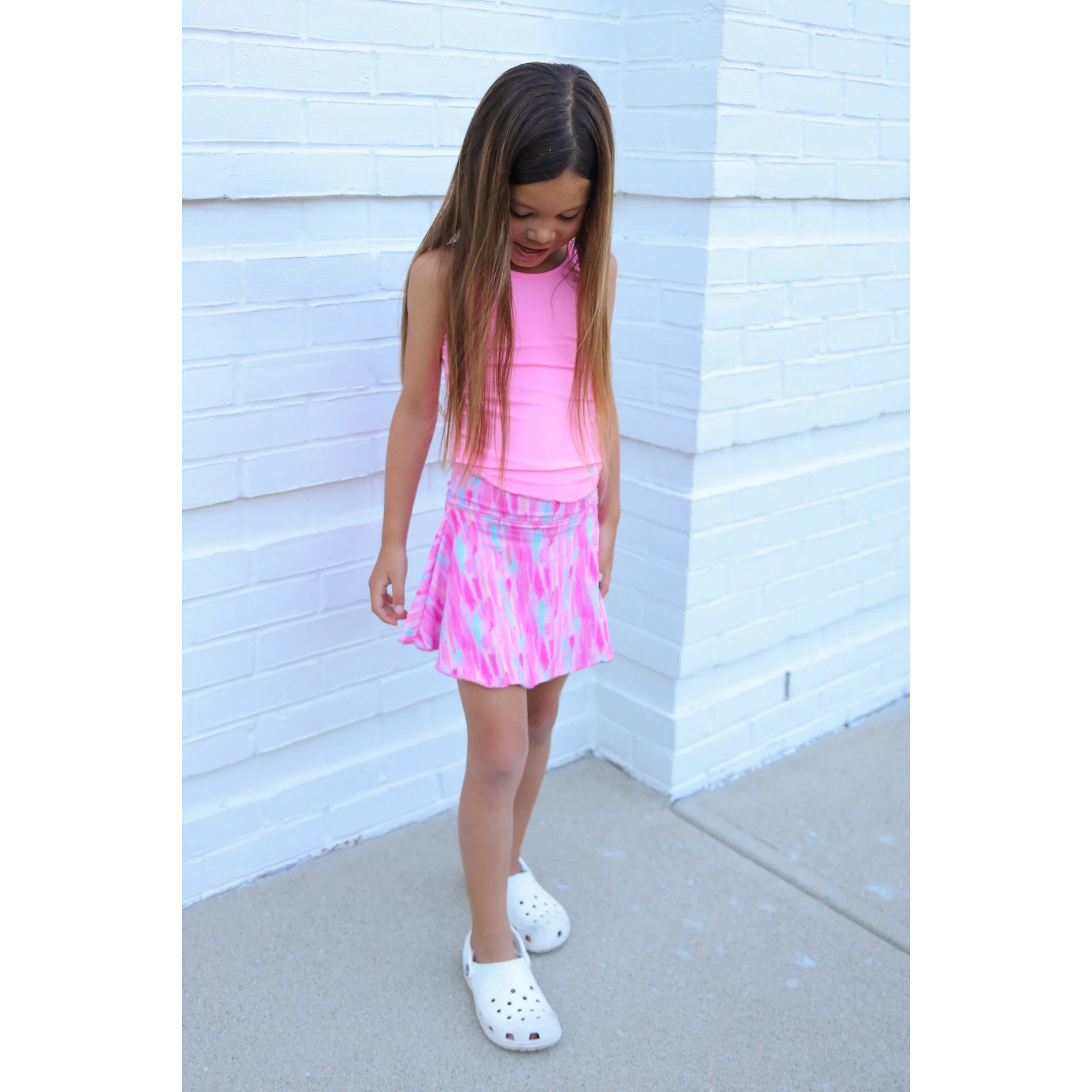 Spring Tie Dye Tennis Skirt