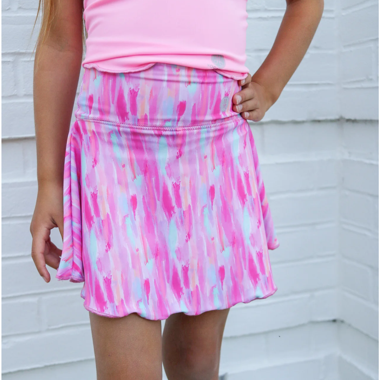 Spring Tie Dye Tennis Skirt