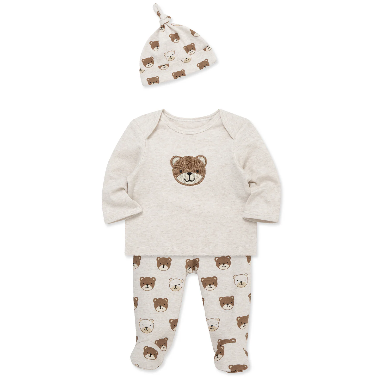Oatmeal Cute Bear Set