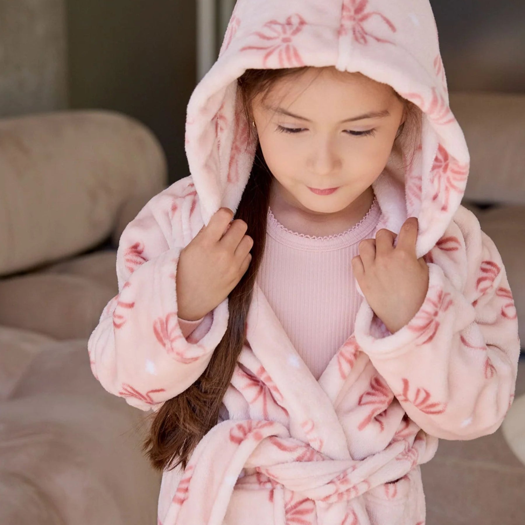 Bows Knit Robe