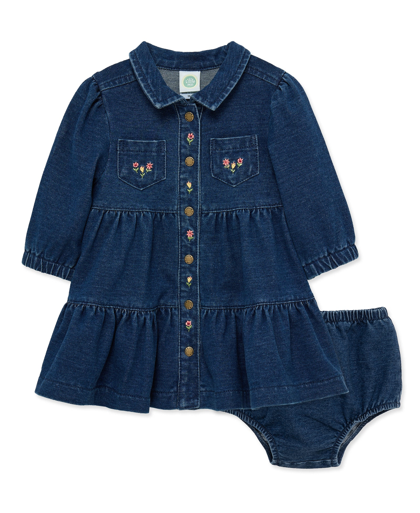Blossom Blues Dress Set