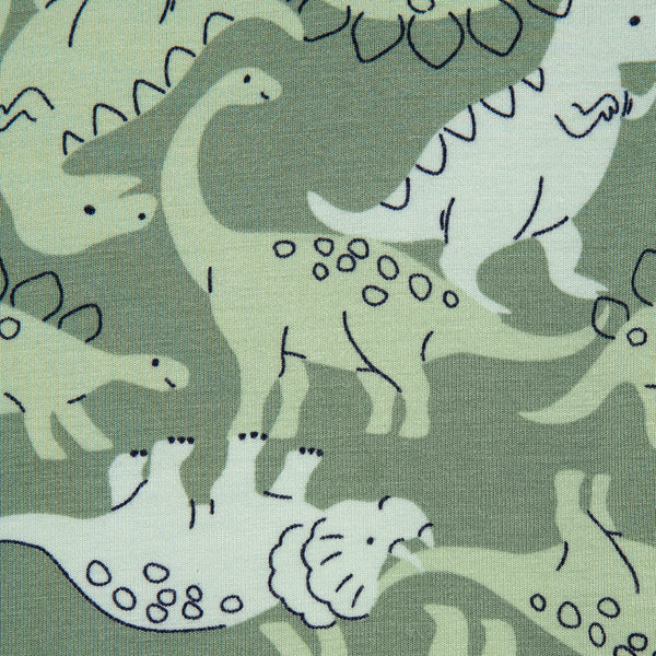 Dino Print Boy Pajamas Short Sleeve Long Pant