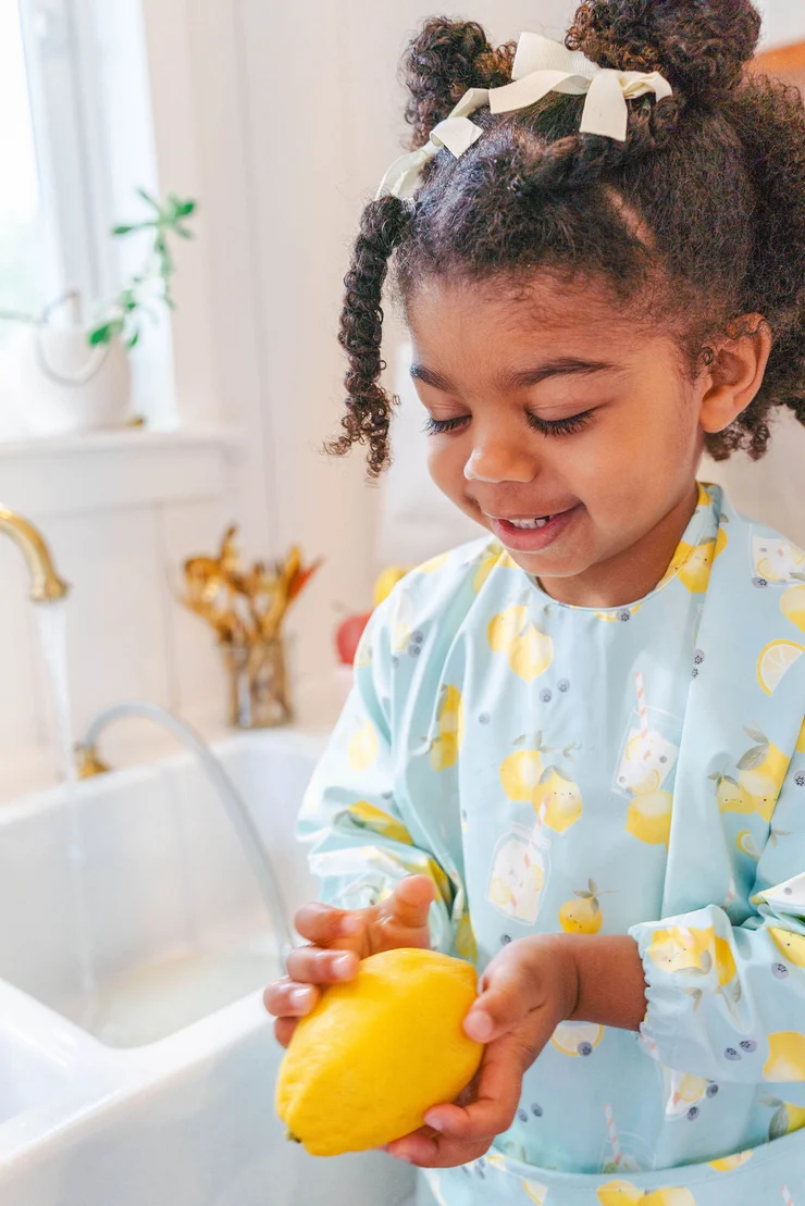 Lemon Squeezy Long Sleeve Bib