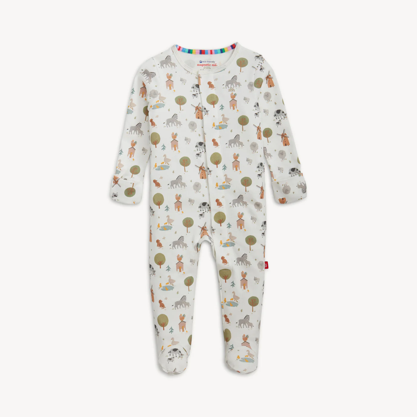Funny Farm Organic Cotton Footie