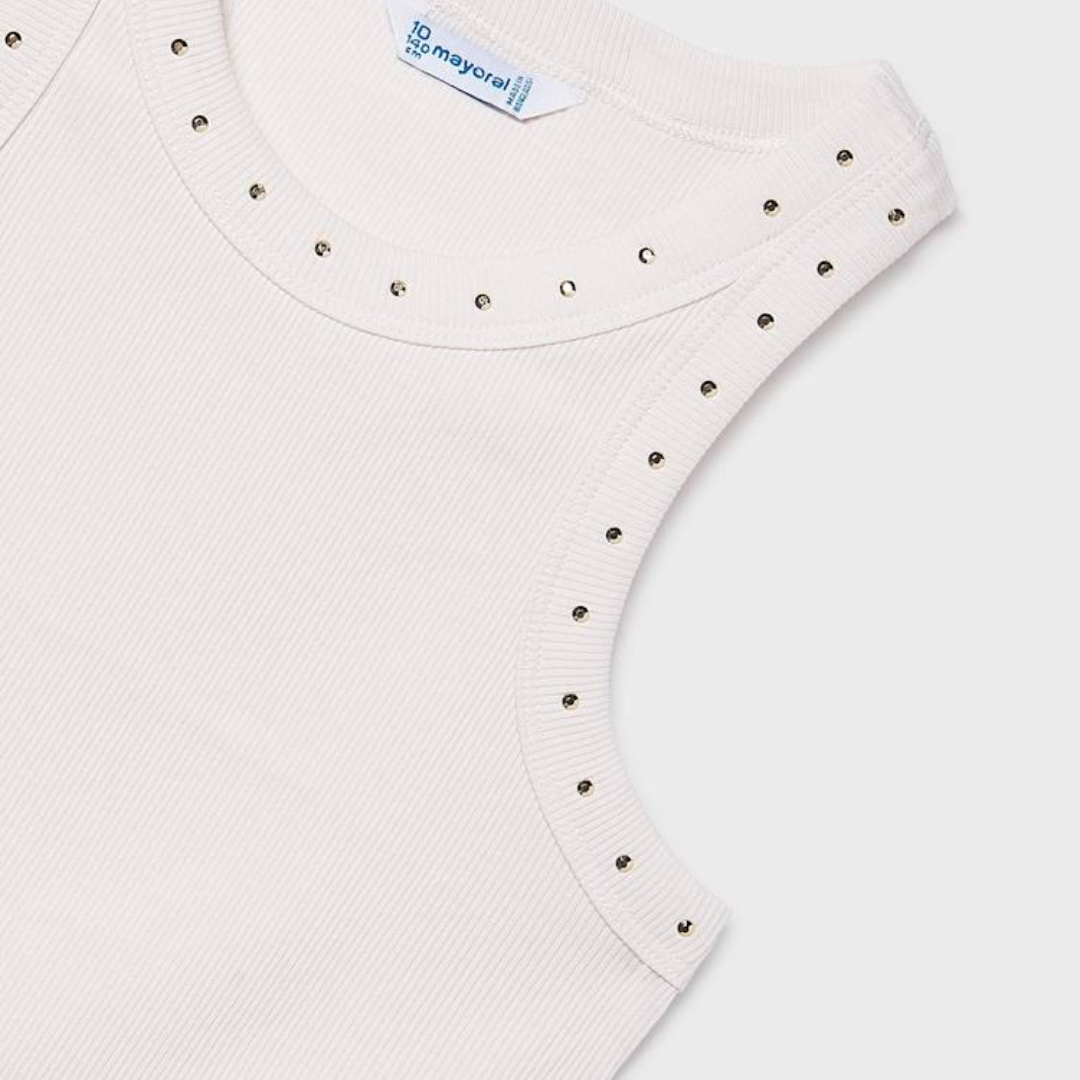 Bone Embellished Tank