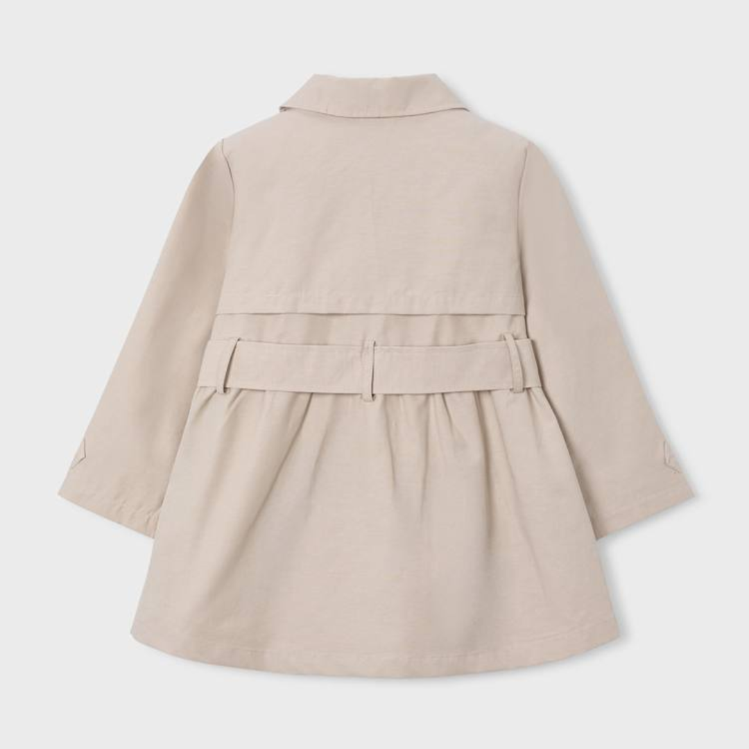 Tan Belted Trench Coat