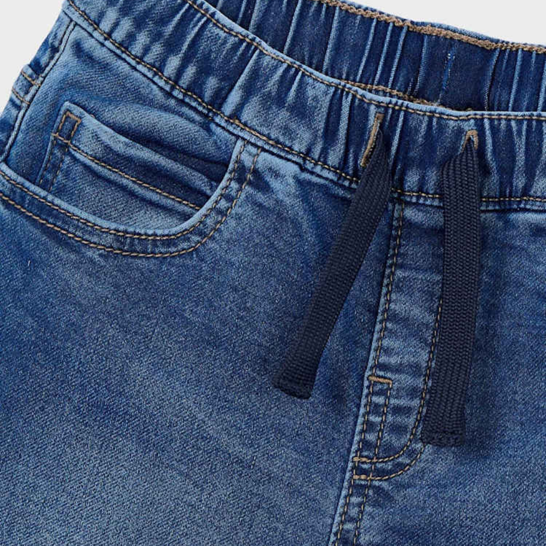 Soft Denim Jogger Pants