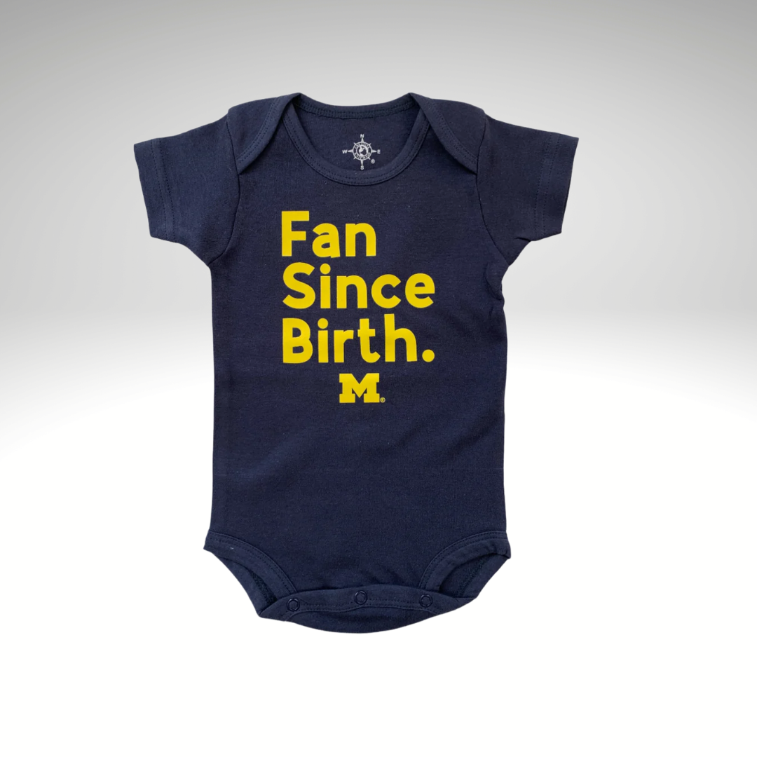 Michigan Fan Since Birth Onesie