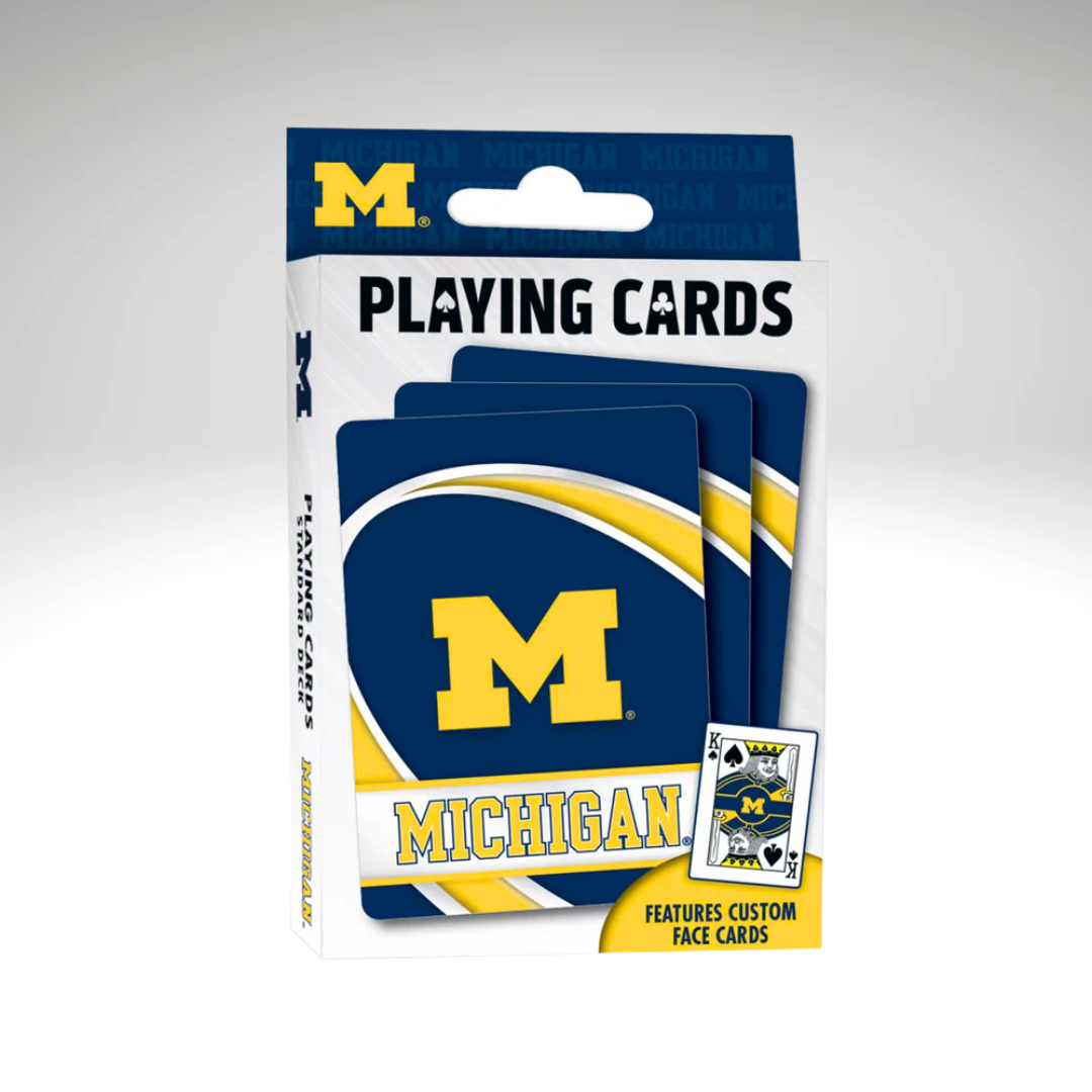 Michigan Wolverines Playing Cards
