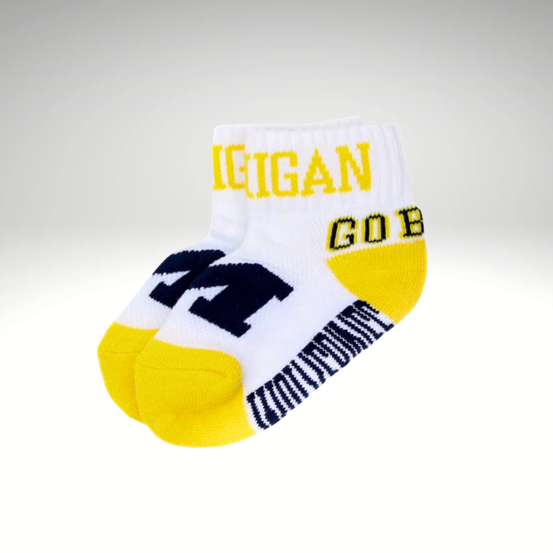 Michigan Wolverines Baby Socks