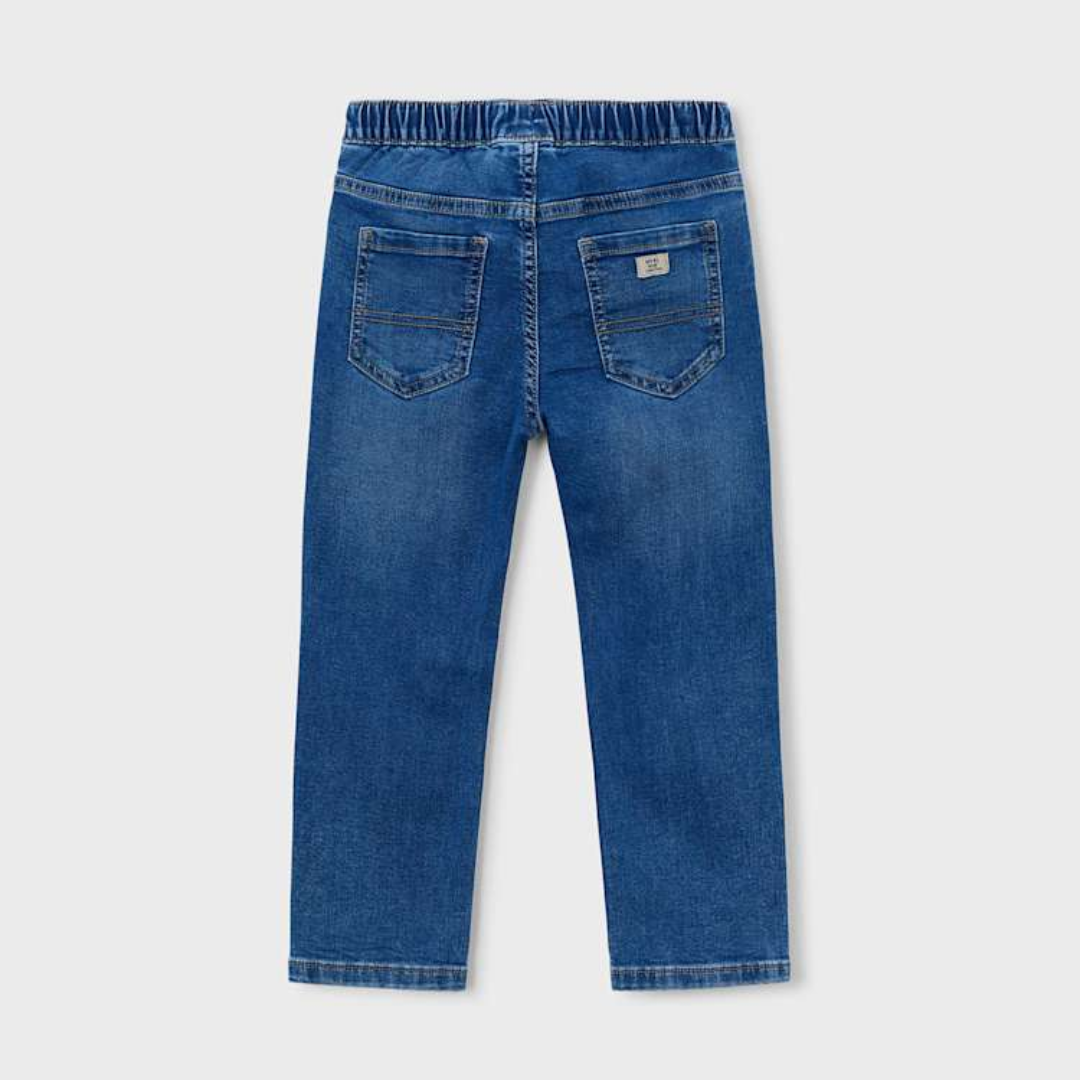 Soft Denim Jogger Pants