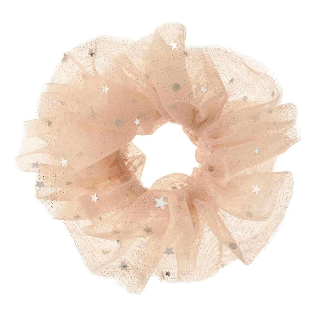 Gold Sparkle Tulle Scrunchie